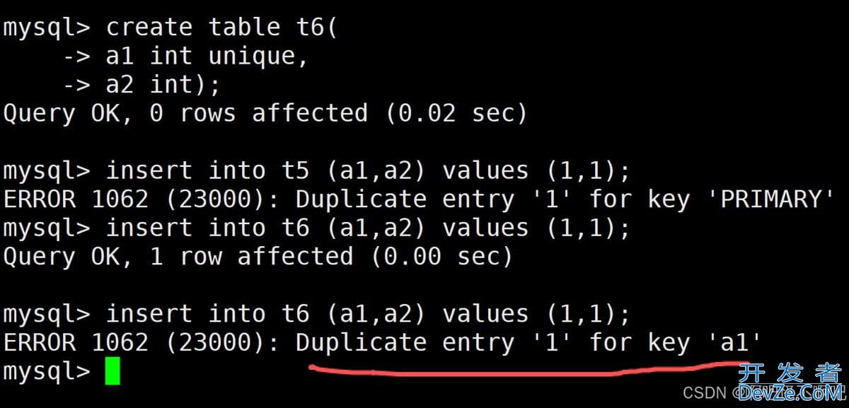 SQL中的键与约束 SQL中的键与约束
