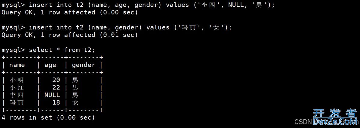 一文详解MySQL表的约束 一文详解MySQL表的约束