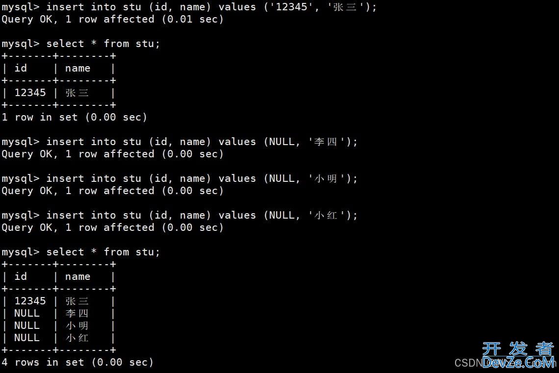 一文详解MySQL表的约束 一文详解MySQL表的约束