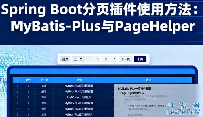 在 Spring Boot 项目中使用分页插件的两种常见方式示例详解