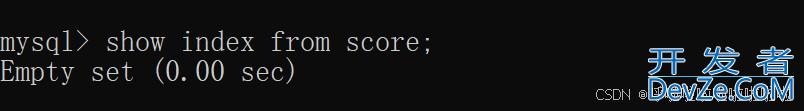 MySQL索引背后的内部结构示例详解