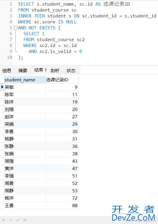 MySQL数据连接查询和子查询操作过程