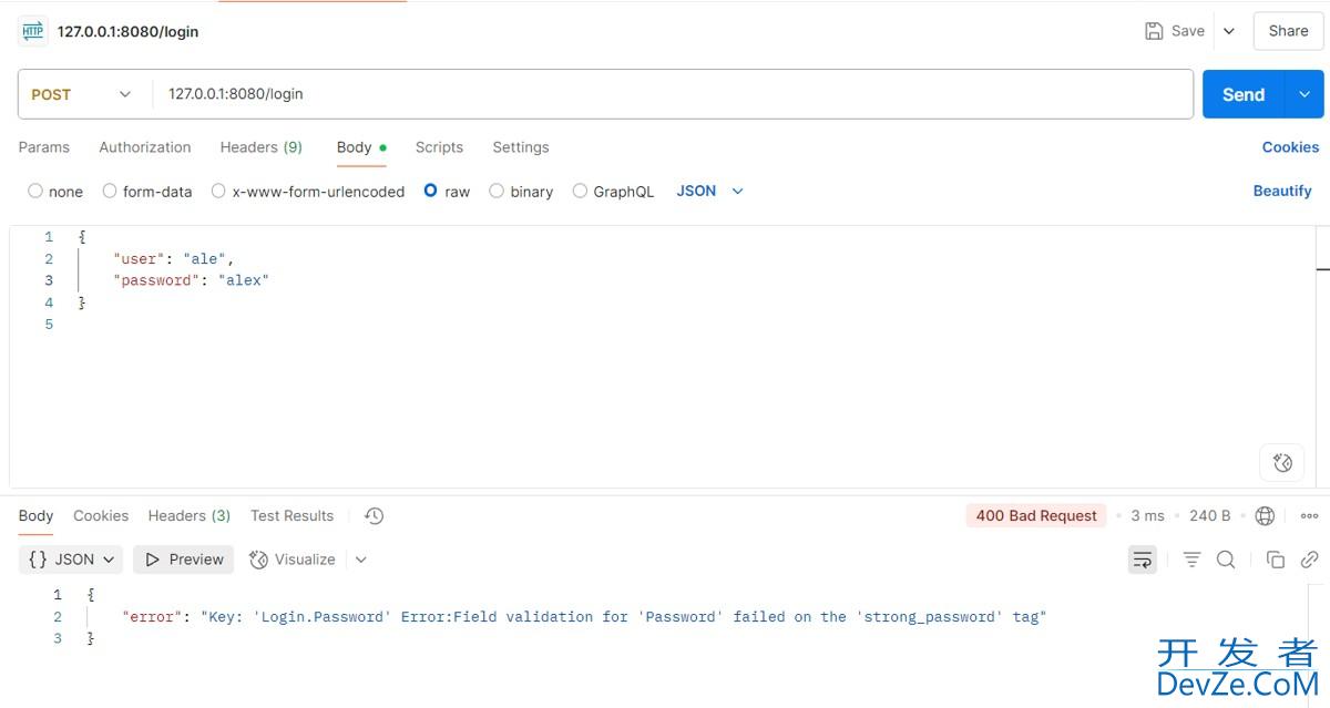 Golang中web参数校验的实现