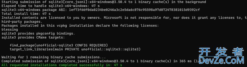 在C++项目中使用SQLite3数据库的全过程