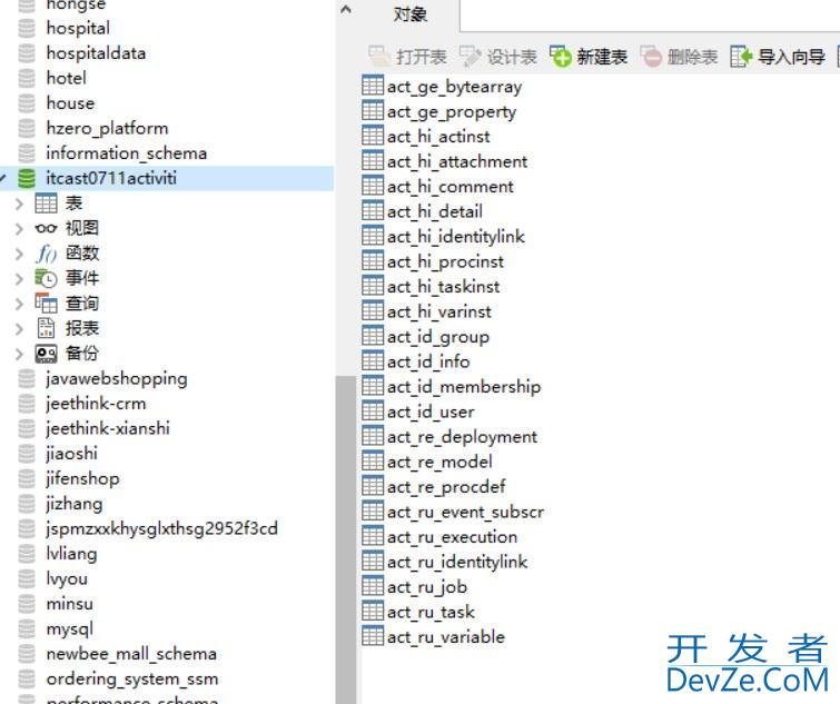 springboot集成activiti全过程